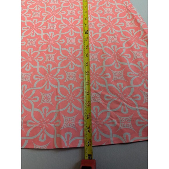 Lulu B Sleeveless Swing Dress Womens Large SPF Fabric Pink Floral Stretchy Beach - Picture 14 of 14